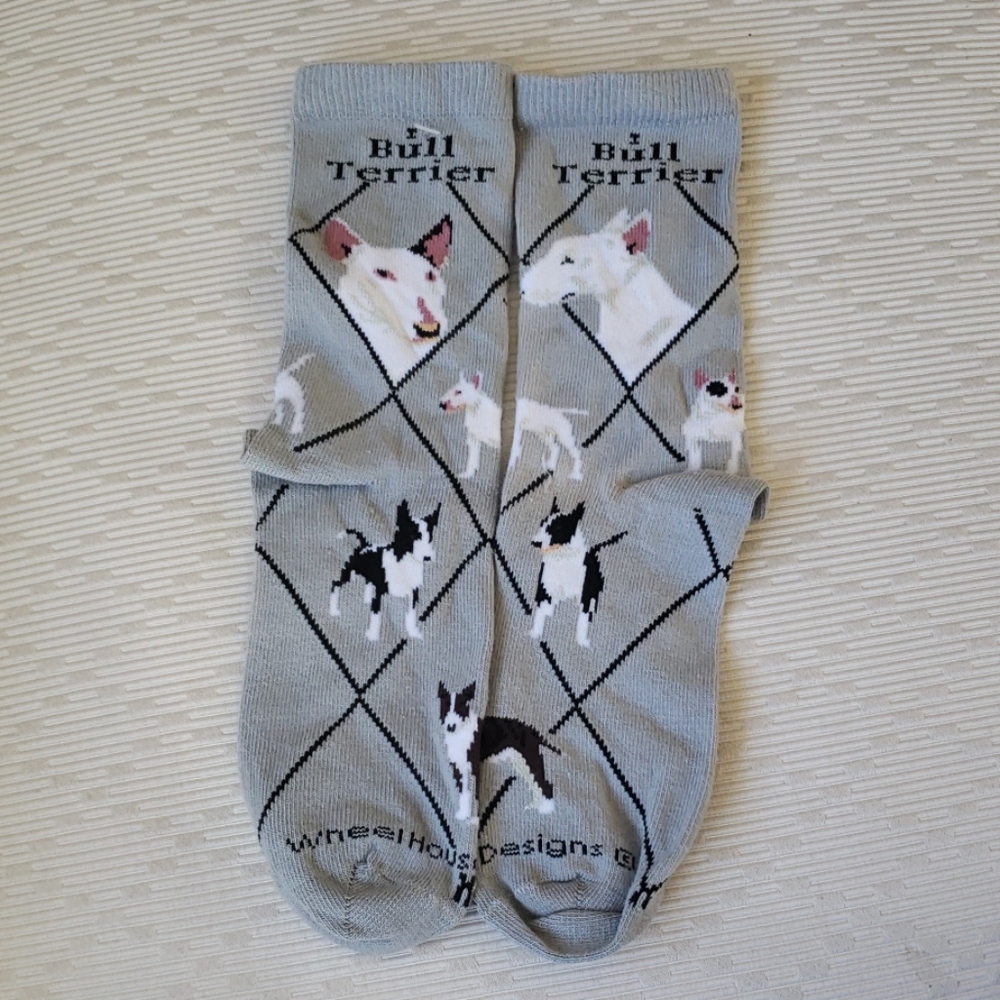 New BULL TERRIER socks